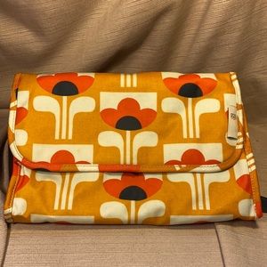 Orla Kiely cosmetic tri-fold bag/organizer
